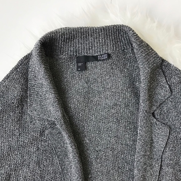 Eileen Fisher Long Silk Sweater - Picture 3 of 8